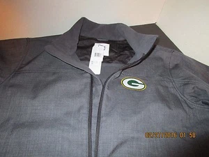 NFL GREEN BAY PACKERS lll CHASE SOFT JACKET GREY NEW LARGE MEN - Picture 1 of 3