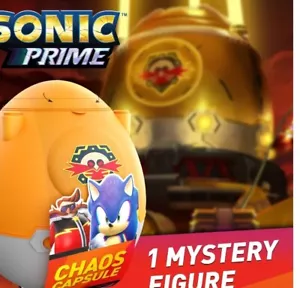 Sonic The Hedgehog Prime Netflix CHAOS CAPSULE One Mystery Figure NEW 2024 READ! - Picture 1 of 3