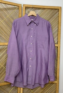 Brooks Brothers Shirt Purple 16-4 Large - Picture 1 of 7