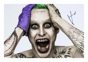 JARED LETO - THE JOKER AUTOGRAPH SIGNED PP PHOTO POSTER - Picture 1 of 1