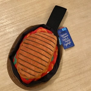 Caja de corteza famosa Flamin' Fetch n Floppy Fajitugs juguete para perros L 50+ libras Fajitas chirrido - Imagen 1 de 7