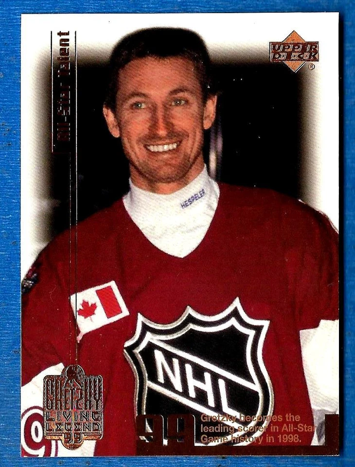 1999-00 Upper Deck WAYNE GRETZKY  Living Legend 99 - card # 74 (ex-mt) - Image 1 of 1