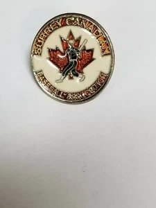BASEBALL - SURREY CANADIAN BASEBALL ASSOCIATION PIN. - Picture 1 of 3