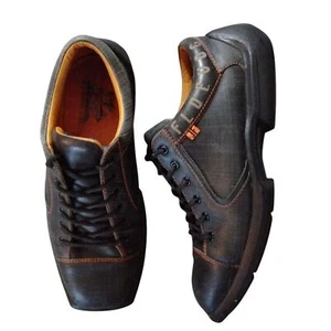 Scarpe stringate nere John Fluevog Future Angels taglia 9 - Foto 1 di 16