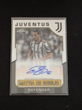 CARD TOPPS CHROME SET JUVENTUS 2023 AUTOGRAPH MATTIA DE SCIGLIO