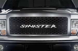 Rejilla de acero personalizada del mercado de repuestos + parrilla de incrustación retroiluminada LED para Ford F150 09-14  - Imagen 1 de 2
