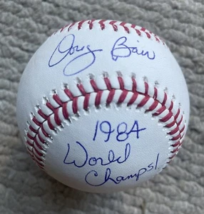 Doug Bair Autographed Official ML Baseball Detroit Tigers With World Champ 1984 - Picture 1 of 2