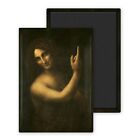 Saint John the Baptist-de Vinci Leonard-Magnet Frigo 54x78mm