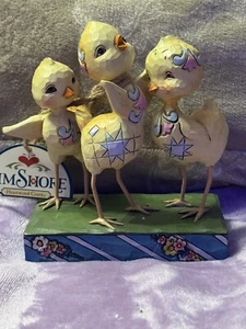 Jim Shore 'Hooray for Spring' Figurine Trio of Chicks #6001077 NEW NO BOX - Picture 1 of 7