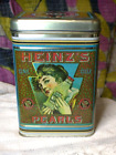Vintage Chemco Antique Advertising Inspired Heinz Pearls Tin