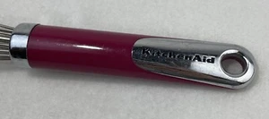 Kitchenaid Wire Whisk 9" Kitchen Utensil Gourmet Magenta Handle - Picture 1 of 10