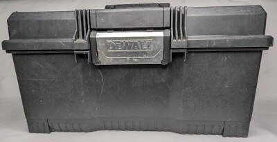 DEWALT Tool Box Black Plastic One Touch 24-Inch Long - Image 1 of 4