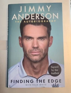 Jimmy Anderson SIGNED NEW 1ST EDITION AUTOBIOGRAPHY Finding The Edge CRICKET HB - Picture 1 of 3