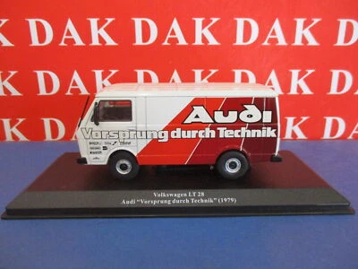 Die cast 1/43 Modellino Furgone Volkswagen LT28 Audi Vorsprung durc Technik 1979 - Immagine 1 di 4