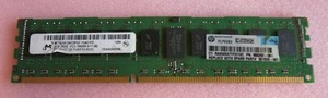 Micron MT18JSF25672PDZ-1G4G1FE 500202-061 2GB PC3-10600 DDR3 ECC CL9 240P Memory - Picture 1 of 4