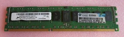 Micron MT18JSF25672PDZ-1G4G1FE 500202-061 2GB PC3-10600 DDR3 ECC CL9 240P Memory - Image 1 of 4