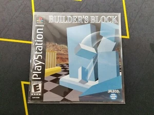 Builder's Block (Sony Playstation 1, 2000) PS1, NUR HANDBUCH - KEIN SPIEL - SELTEN - Bild 1 von 2