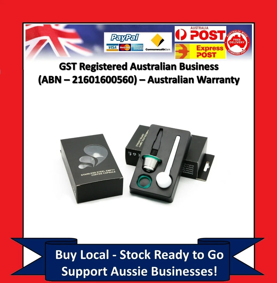 Cápsula de café de metal de acero inoxidable cápsula recargable reutilizable Nespresso CY Foto 1 de 4