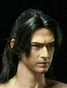 Cabeza esculpida 1/6 Takeshi Kaneshiro Onimusha Akechi Samanosuke para figura masculina de 12"" - Imagen 1 de 4