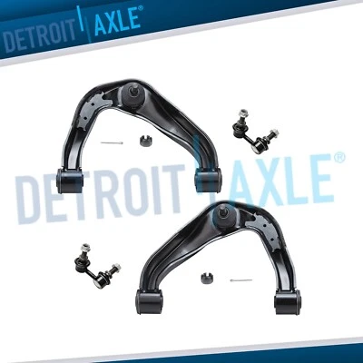 4pc Front Upper Control Arms Sway Bars Kit for 2005-2012 Nissan Frontier Xterra - Image 1 of 4