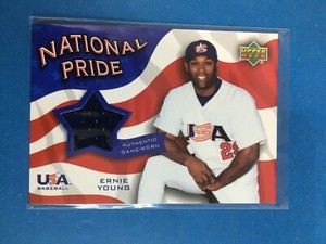 F146,259  2004 Upper Deck National Pride Memorabilia 2 #EYJ Ernie Young JERSEY