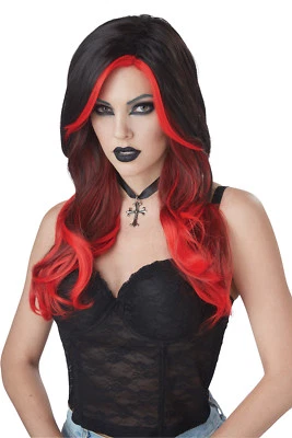 Fatal Beauty Gothic Vampire Adult Women Costume Wig - Image 1 of 3