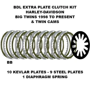 BDL Clutch Plates Harley-Davidson 1998 - Present Big Twins & Twin Cams - BTXP-14 - Picture 1 of 3