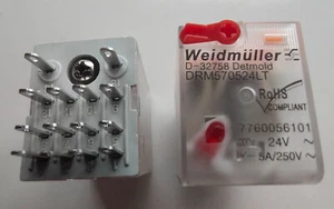 Relés miniatura Weidmuller DRM570524LT, 7760056101 AC24V 1 pieza - Imagen 1 de 1