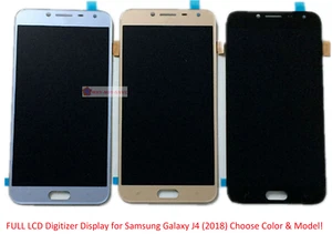 Conjunto completo de pieza de repuesto de pantalla de vidrio digitalizador LCD para Samsung J4 - Imagen 1 de 13