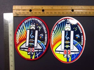 NASA Palette Satellite Patch & Sticker STS-85 1997 Discovery Space Shuttle Crew - Bild 1 von 5