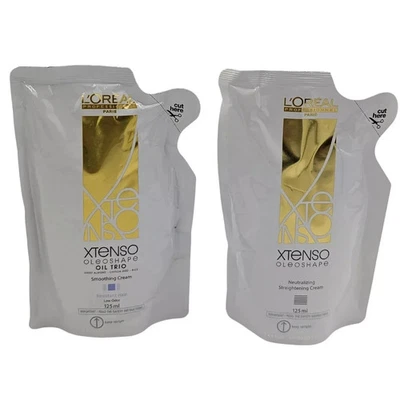 LOreal Xtenso Crema Cabello Resistente a Oleoshape AZUL 125ml + Neutralizante 125ml Foto 1 de 4