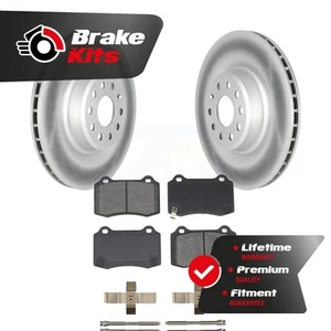Rear Coated Brake Rotor Semi-Metallic Pad Kit For 2016-2016 Tesla S From 04/2016 - Picture 1 of 1