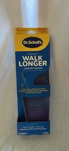 Cojín de felpa Dr Scholl's Walk más largo para mujer absorbe golpes protege las articulaciones plantilla - Imagen 1 de 2