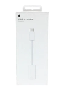 Apple Adapter USB-C to 8 Pin Connector Braided White MUQX3AM/A New - Picture 1 of 3