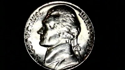 1987-P - FULL STEPS     Jefferson Nickel BU-GEM-  - Image 1 of 2