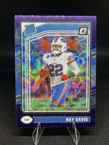 Ray Davis 2024 Panini Donruss Optic Purple Scope Rated Rookie #283 Buffalo Bills - Picture 1 of 2