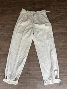 Elwood Military Cargo Hose Pergament Creme Weiß Wolle College Herren 28 - Bild 1 von 9