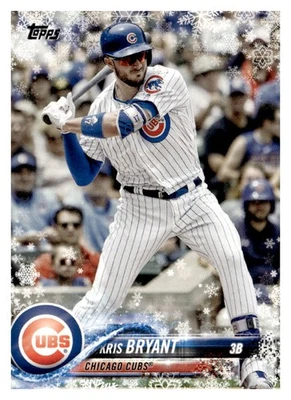 2018 Topps Holiday #HMW69 Kris Bryant   - FREE SHIPPING - Image 1 of 2