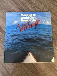 VINTAGE 1988 WELLCRAFT SPEED BOAT CRUISER FISHERMAN SALES PROSPEKT - Bild 1 von 2