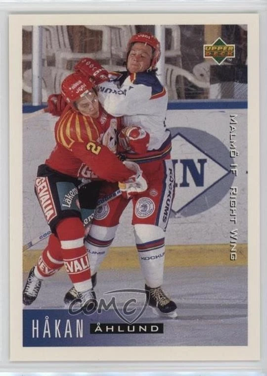 1995-96 Upper Deck Swedish Hakan Ahlund #148 - Image 1 of 2