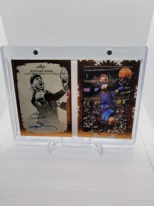 2025 Leaf History Book Allen Iverson Art Book Auto 13/25 Bronze Foil  - Picture 1 of 6