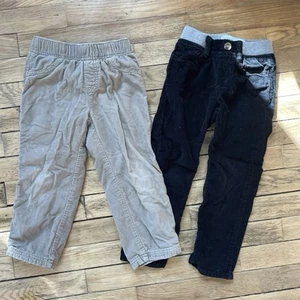 Boys Corduroy Pants Bundle Tan And Black 4t Old Navy Jumping Beans - Picture 1 of 6