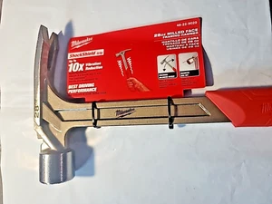 Milwaukee gefräste Stirnrahmenhammer Rip Claw 28 Oz. Robuster Griff Stahlgriff - Bild 1 von 9