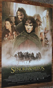 Used - Schild Aus Kino Der Herr Der Ringe Vintage Movie Film Poster - Gebraucht - Bild 1 von 1
