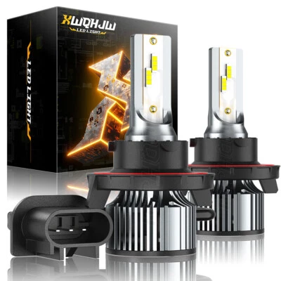2pc H13 9008 LED Headlight Bulbs Conversion Kit 6000K For Nissan NV200 2013-2020 - Image 1 of 4