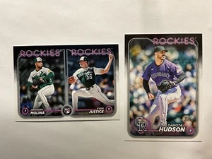 2024 Topps Colorado Rockies Series 1, 2 and Updated Team Set 28 Cards - Picture 1 of 2