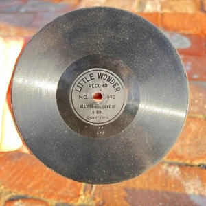 LITTLE WONDER RECORDS No. 142 All For The Love Of A Girl 78 RPM Columbia Record - Picture 1 of 2
