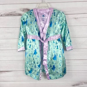 Disney Frozen Girl's Satin Effect Robe 5/6 - Picture 1 of 5