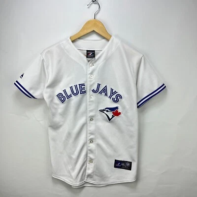 Vintage Y2K Jose Bautista Toronto Blue Jays Jersey Youth Large Majestic - Image 1 of 4