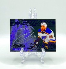 RYAN O'REILLY 2019 UD Black #OS-RO OBSIDIAN SCRIPTS PURPLE /25 LEAFS/BLUES AUTO